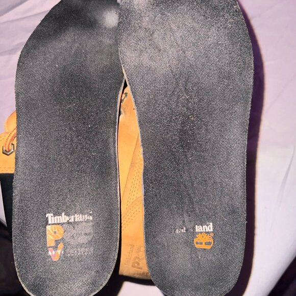 Timberland PRO Boots Waterproof Wheat Nubuck 6" Steel Toe Boots AS IS - Picture 10 of 11